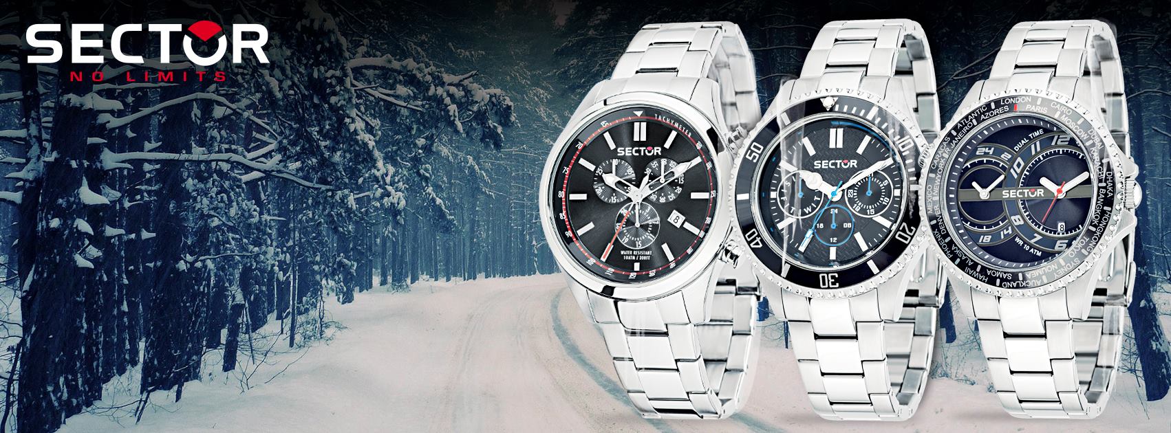 Orologi Sector con cinturino in acciaio - Cronografi Collezione 180