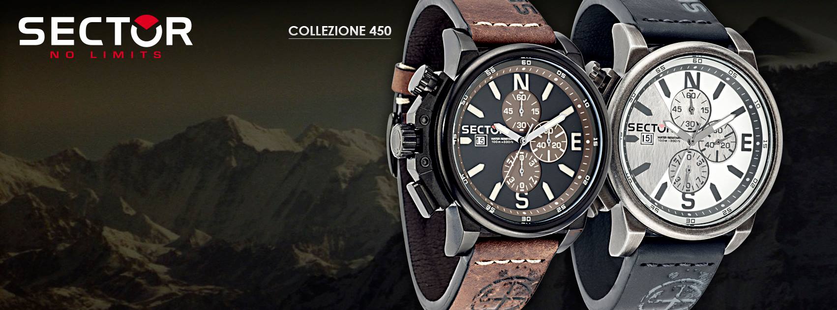 Orologi Sector con cinturino in tessuto - Collezione 450