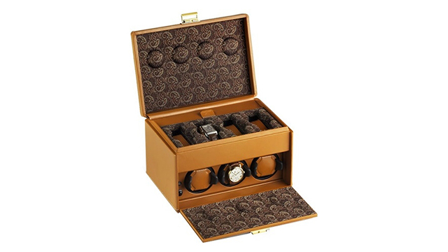 Scatola Portagioie In Legno Hohopeti Con Design Mediterraneo, Organizer Decorativo Per Piccoli Oggetti (7,3x5,5x5,2 Cm)