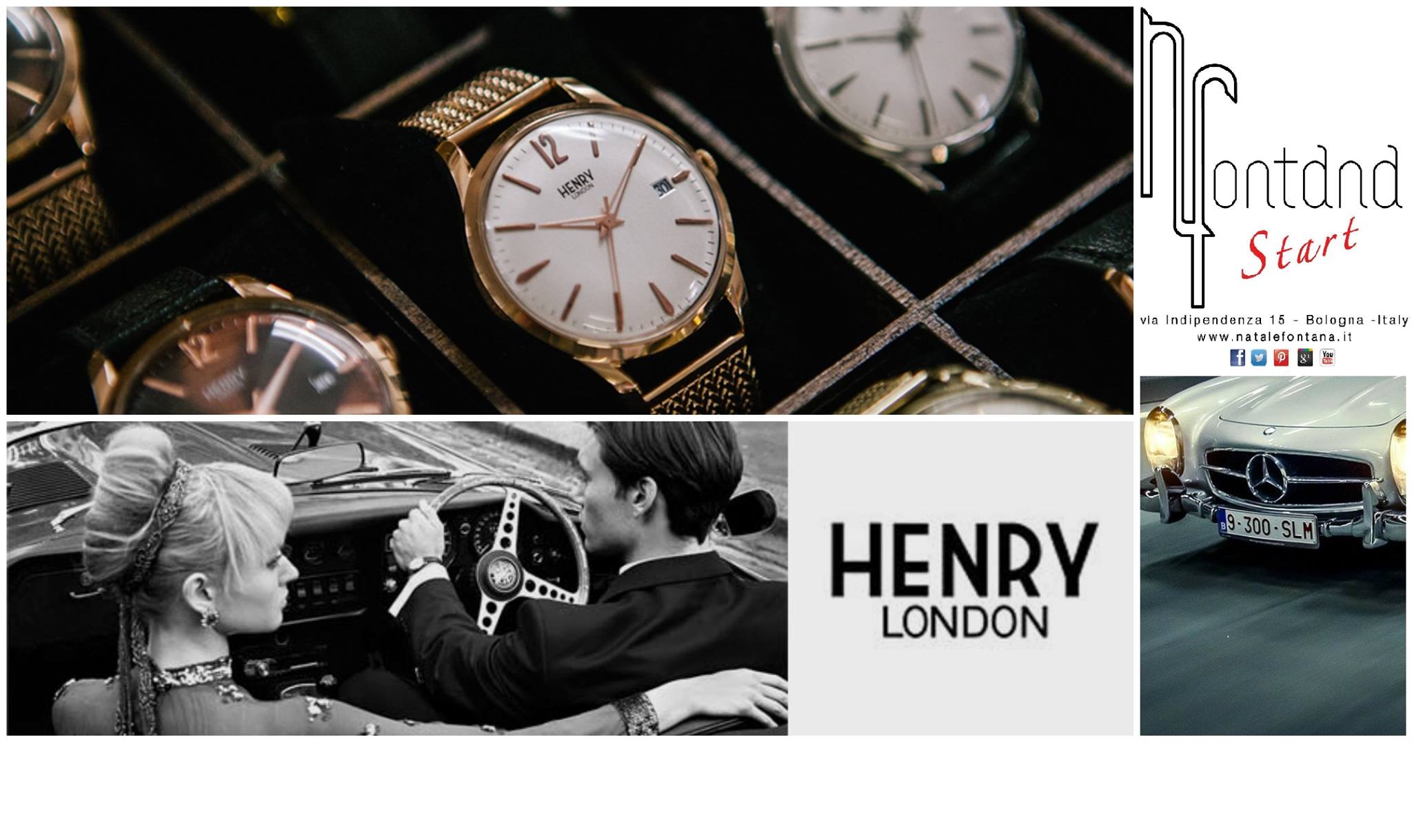 Henry London... d'ispirazione vintage e uno stile tutto British nel punto vendita Natale Fontana Start di Bologna